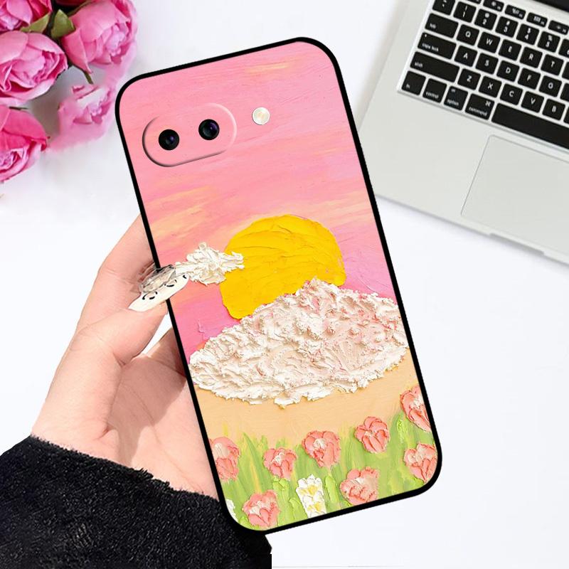 Case For Google Pixel 9A Fashion Painting Silicone Phone Cover For Google Pixel 9A Case Pixel9A Soft Shockproof Protective Shell