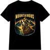 Wolf Mountain T Shirt Nature Landscape Outdoor Scenic Graphic Tee