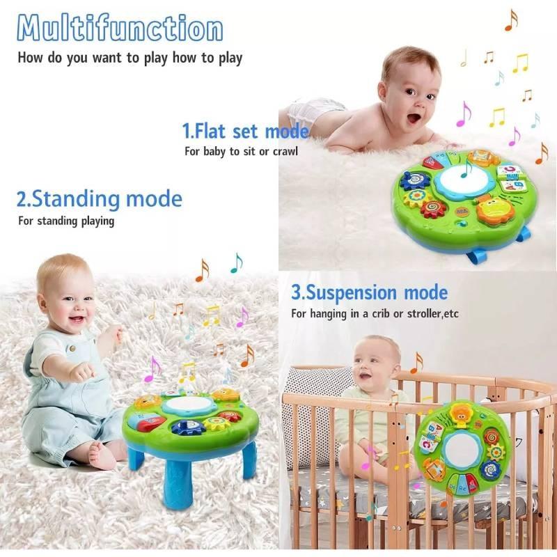 Colorful Ocean Animal Learning Table For Toddlers With Music And Lights For Fun Playtime