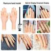 Beginner's Bendable Soft Fake Hand for Nail Art Display and Practice