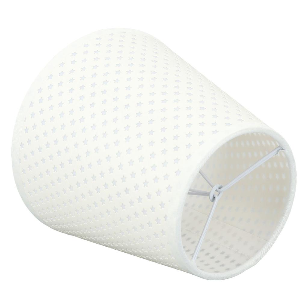 3 Stück E14 Zylinder Stofflampenschirm Modern Minimalistisch Stoff Lampenschirm Schlafzimmer Nachttischlampenschirm für