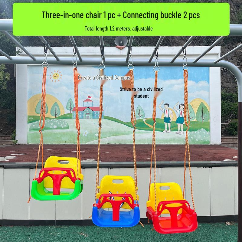 Children's Indoor/Outdoor Climbing and Swing Training Set with Rope Ladder