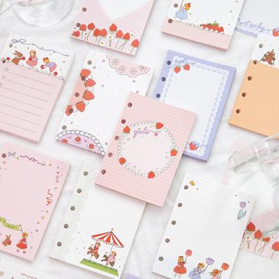 30sheets Sweet Candy Series Kawaii Student Message Memo Notebook DIY Handmade Decoration Background Paper School Office Supplies