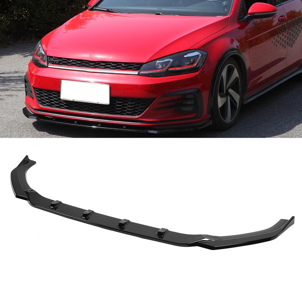 3PCSCelsiusSet Front Bumper Splitter Lip for Maxton Replacement for MK7.5 2017‑2020