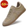 Classic Elevator Shoes High Quality Men Suede Leather Patchwork Casual Shoes Lace Up Round Toe Outdoors Lift Sneakers Zapatillas