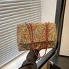 Envelope Bag Summer Flower Printing Cover Type Fashion Casual Shoulder Bag National Style Chain Handbag For Women KTY