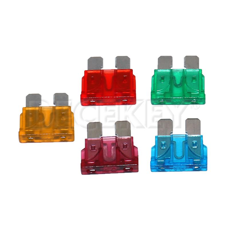 5PCS 1A 2A 3A 4A 5A 7.5A 10A 15A 20A 25A 30A 35A 40A Auto Standard Middle Fuse Holder + Car Boat Truck ATC ATO Blade Fuse Fuses4