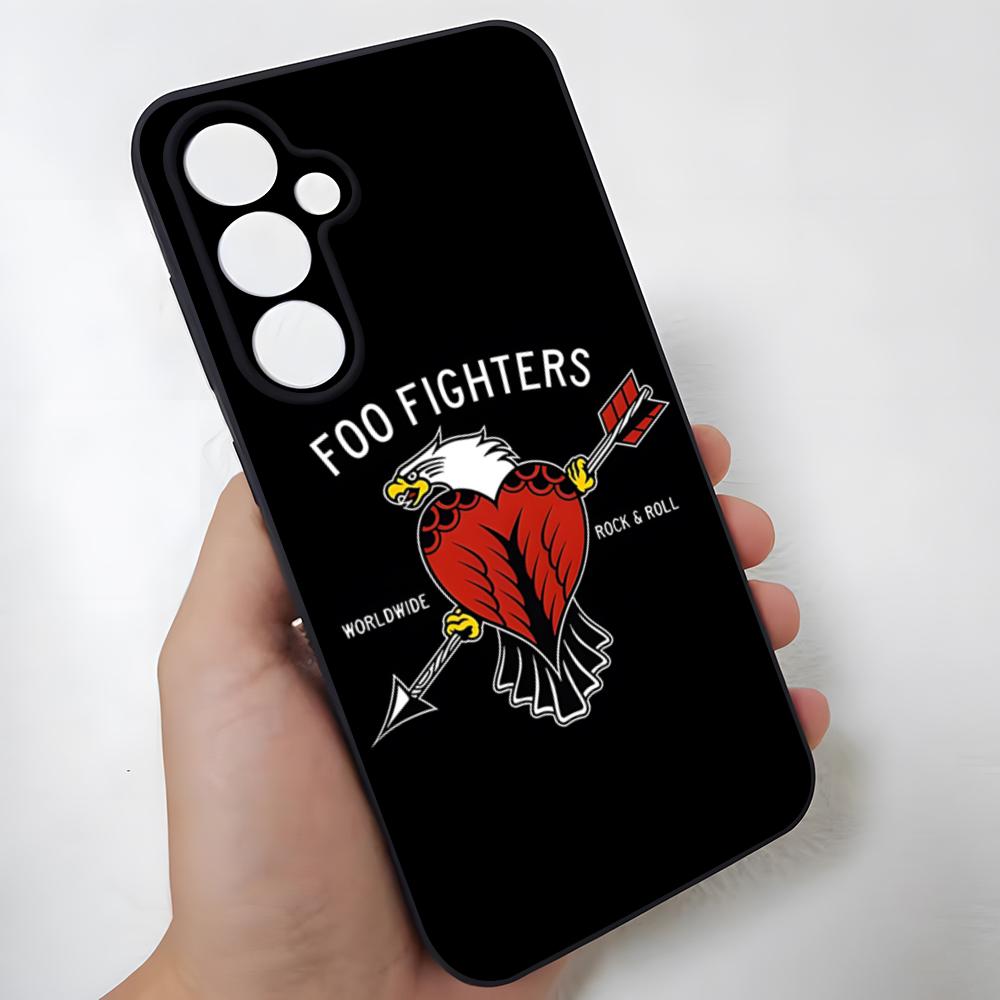 Foo Fighters Band Phone Case For Samsung S26 Ultra S25 Edge Ultra S23 S22 S21 S20 Ultra Plus S24 Fe Glass Cover