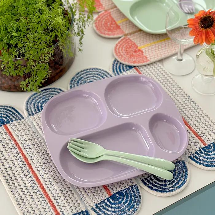Daily Plate + Cup + Spoon Fork Set
