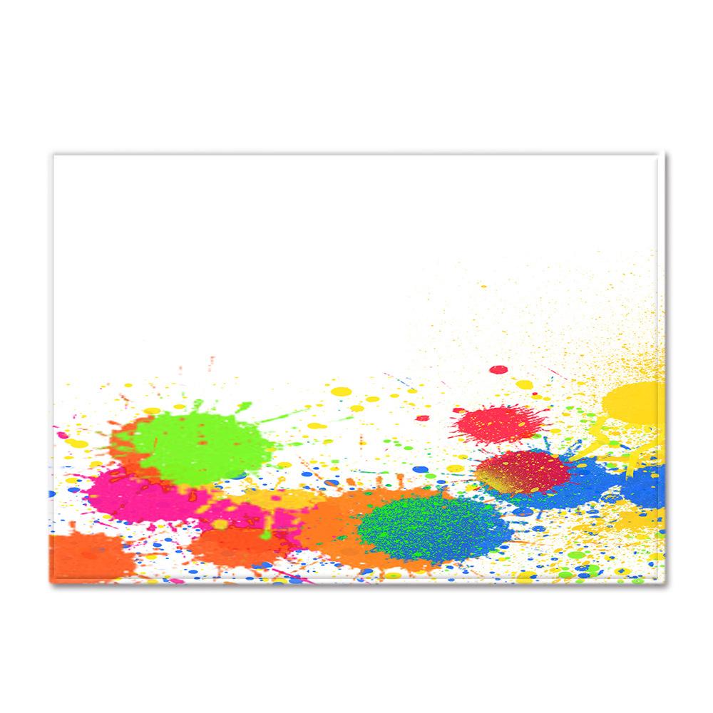 Textured Large Carpet Feather Wind Bedroom Floor Mat