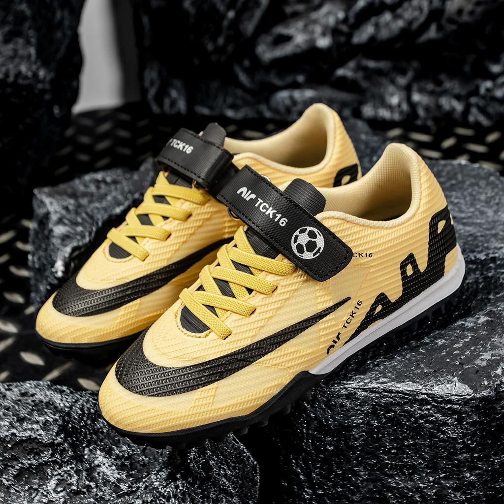 New Velcro Soccer Shoes for Boys Teenagers Students Broken Nails Lawn Training Ground Soccer Shoes