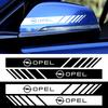 2pcs Car Vinyl Stripe Side Rearview Mirror Sticker Decal For Opel Insignia Astra Antara Meriva Zafira H G Corsa Car Accessories