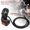 22mm 7/8in Motorcycle Handlebar Switch, Waterproof Electric 3 Speed Handlebar Control Switch Fits for Motorcycle E-Bike Scooter Street Bike or ATV