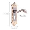 European Style Retro Aluminum Alloy Vintage Door Lock Interior Anti Theft Room Door Lock