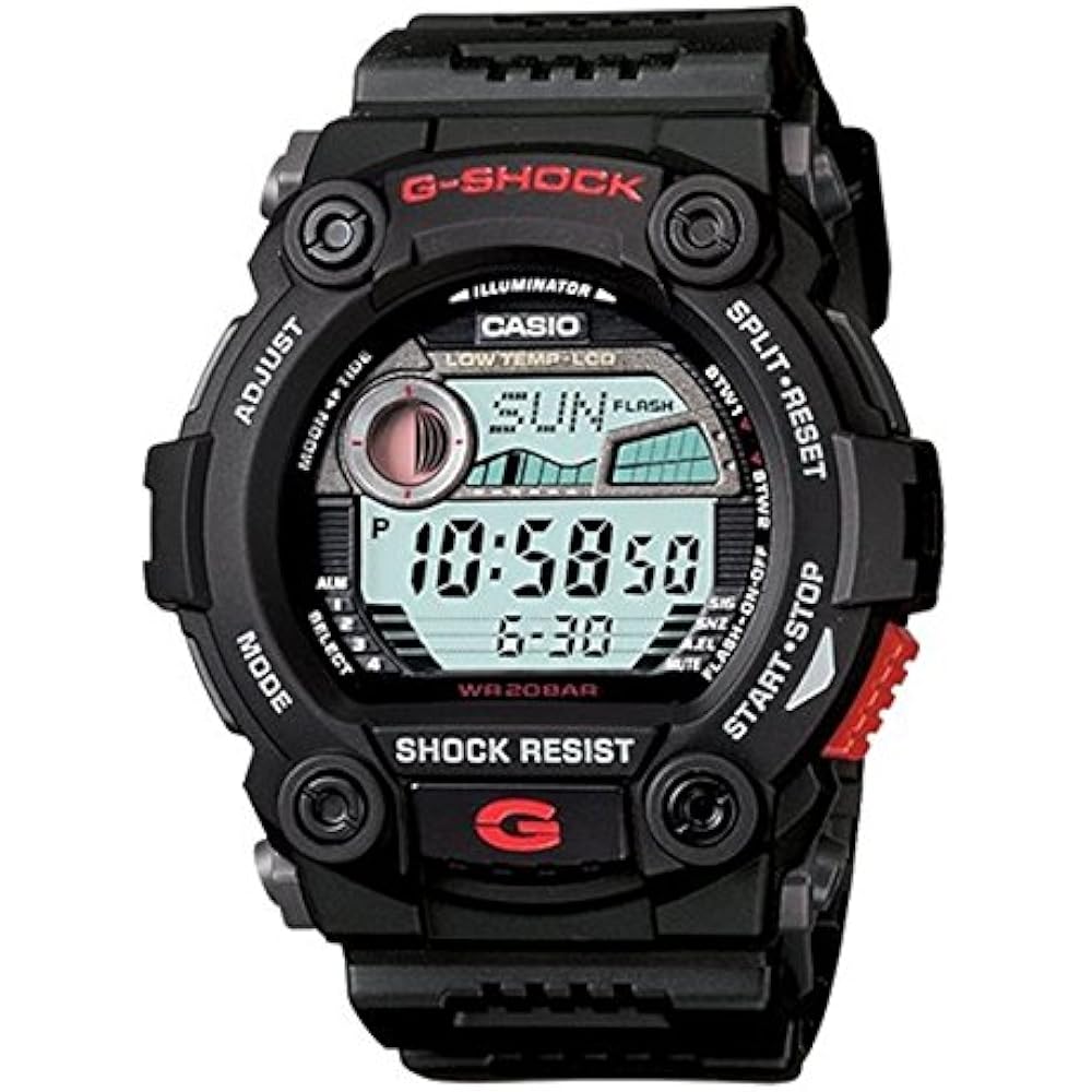 [Casio] CASIO [Box Outlet with Translation] G Shock G-Shock Overseas Model Waterproof Tide Graph ...