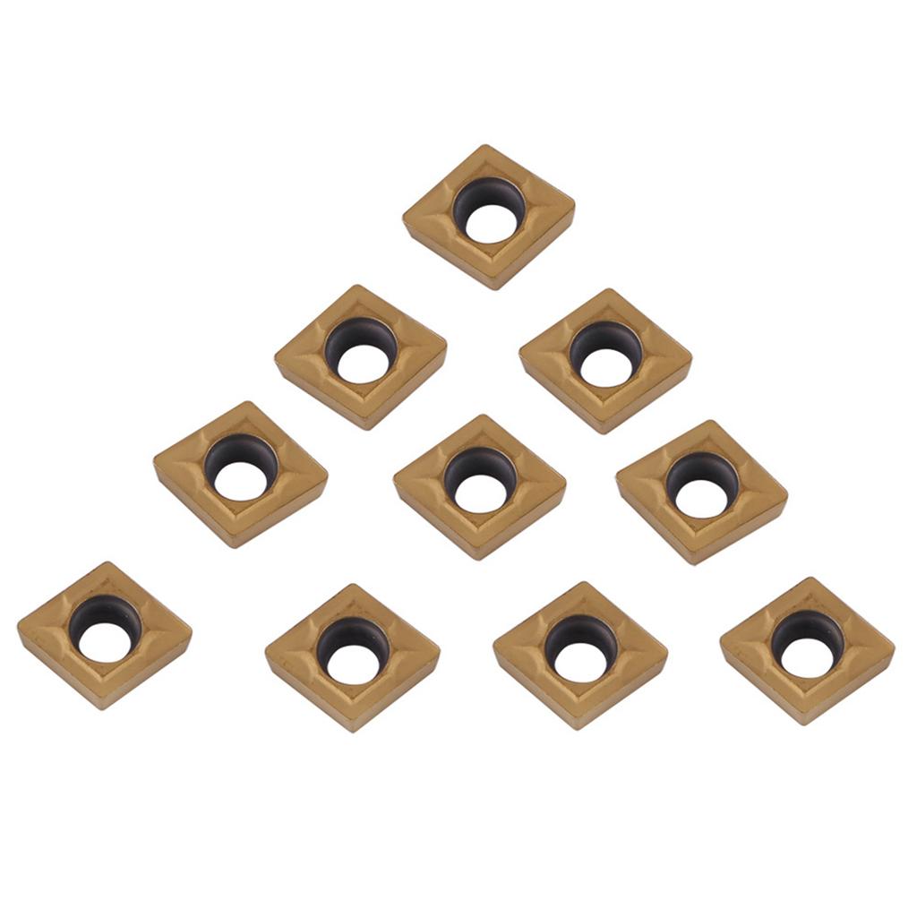 10pcs CNC Carbide Tips Inserts Blade Cutter Lathe Turning Tool With Box