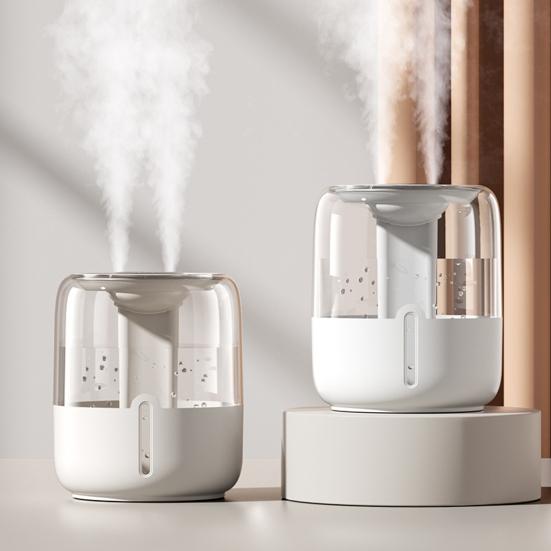 Umidificator USB cu Lumină de Noapte Afișaj Digital Mod Dublu de Pulverizare Zgomot Redus Capacitate Mare Umidificator de Aer Difuzor Uleiuri Esențiale