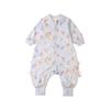 Baby A-Class Split-Leg Sleeping Bag - Spring/Autumn Cotton Jumpsuit Pajamas, Anti-Kick Design, Four Seasons Style