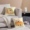 Cute Cartoon Capybara Go! Pillow Case Ultra Soft Skin Friendly Fabric Cloud Like Comfort & Concealed Zipper