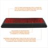 Washable Reusable High Flow Air Filter Panel Replacemet for Ford F150 F250