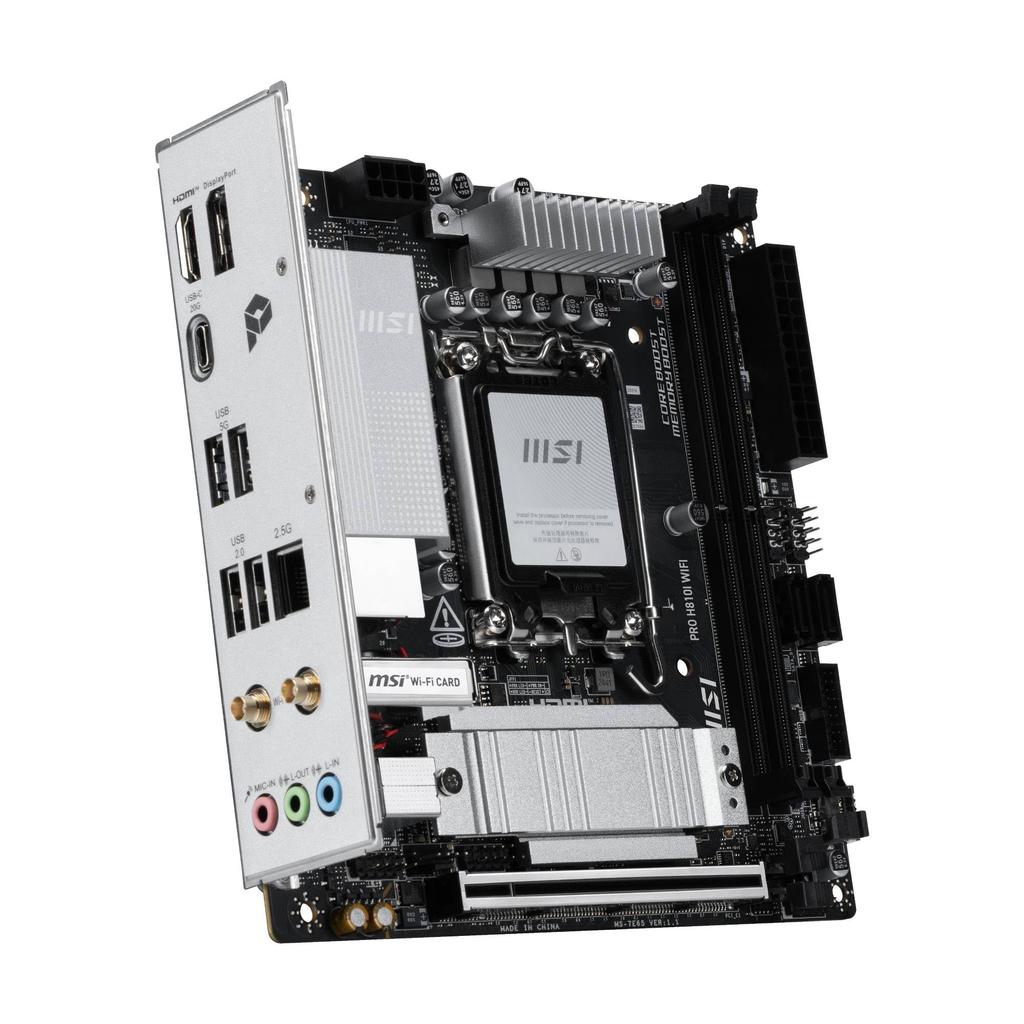MSI PRO H810I WIFI Motherboard MB6916 Mini-ITX