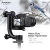 Heavy Duty Metal Gimbal Tripod Head Arca-Swiss för Canon Nikon DSLR