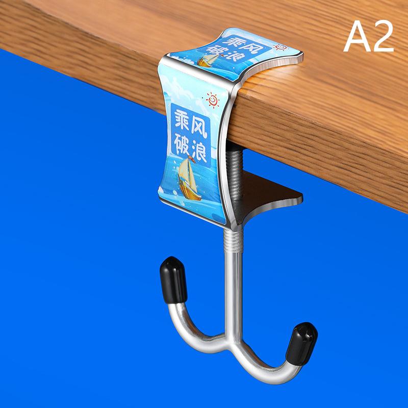 

Крючки для стола из нержавеющей стали, крючки для студенческого рюкзака, подвесные крючки для хранения, крючки для края офисного стола, школьные крючки для бутылок с водой