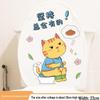 Waterproof Cute Cat Toilet Cover Stickers - Funny, Self-Adhesive, Personality Decor for Bathroom Walls
