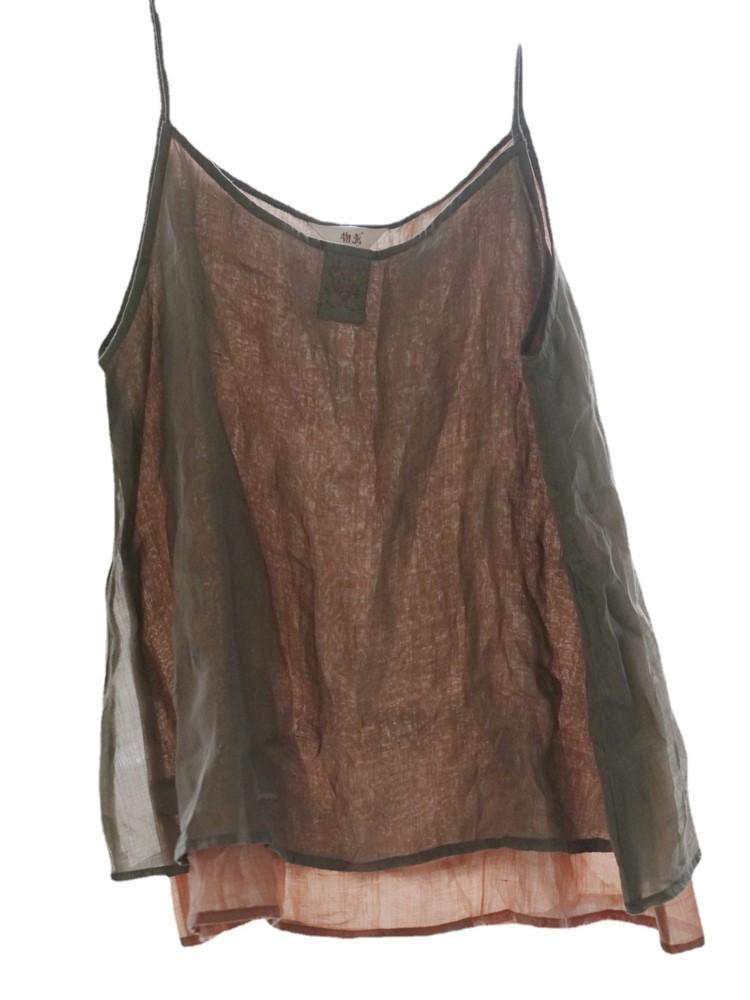 Женские винтажные майки Johnature с вышивкой в ​​стиле пэчворк — фото 7