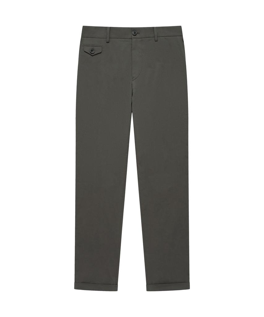 SOLEW Bio-Washed Tapered Chino Pants_Charcoal