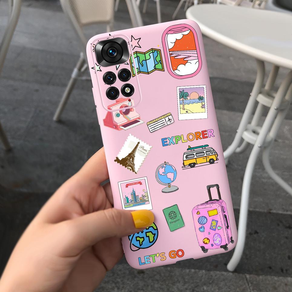 Stylish Girls Case For Xiaomi Redmi Note 12 Pro Phone Case Soft TPU Cover for Redmi Note 12 12s 4G note12 Pro Plus Pro+ 5G Etui