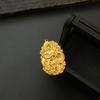 Dragon Brass Double-Sided Double-Dragon Tag Keychain Pendant Men'S And Women'S Bags Car Keys Pendants Accessories