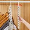 Multifunctional Clothes Hanger Storage Rack For Home Hanging Clothes Dormitory Folding Clothes Drying Rack To Save Space Bedroom
