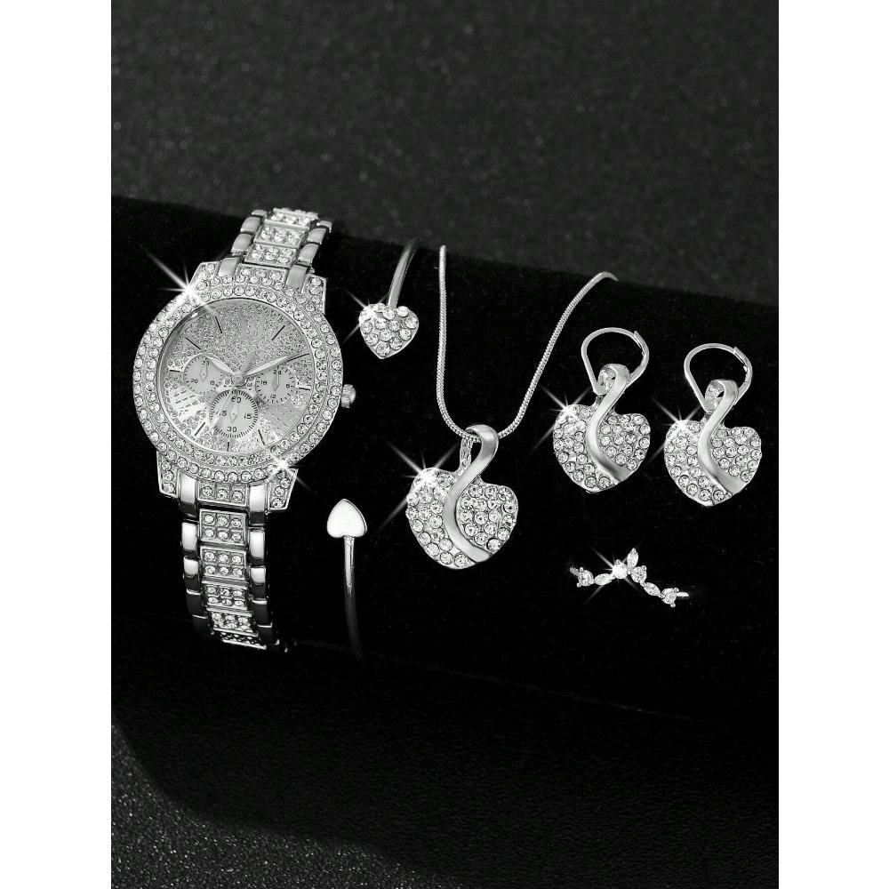 Cornucopia Diamond Women's Watch Set Premium Roman Quartz Watch Just Strap Watch