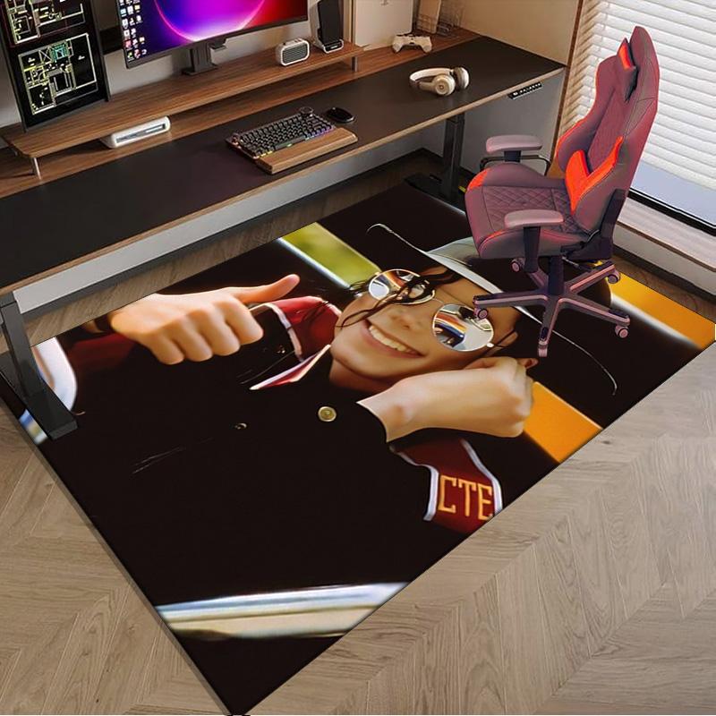 Michael muisc Carpet, Chair Rug,Rug for Office Bedroom living rooms, Doormat decor Fan Gift Christmas Gift