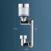 Rotatable Extension Robotic Arm Nozzle Conventional Filter Aerator Faucet 1080° Rotation Nozzle Universal Bathroom