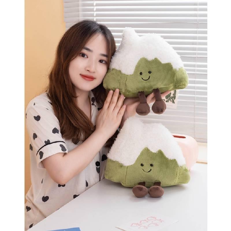 Adorable Mini Snow Mountain Plush Doll Cuddly Soft Toy For Car Home Decor And Gifts