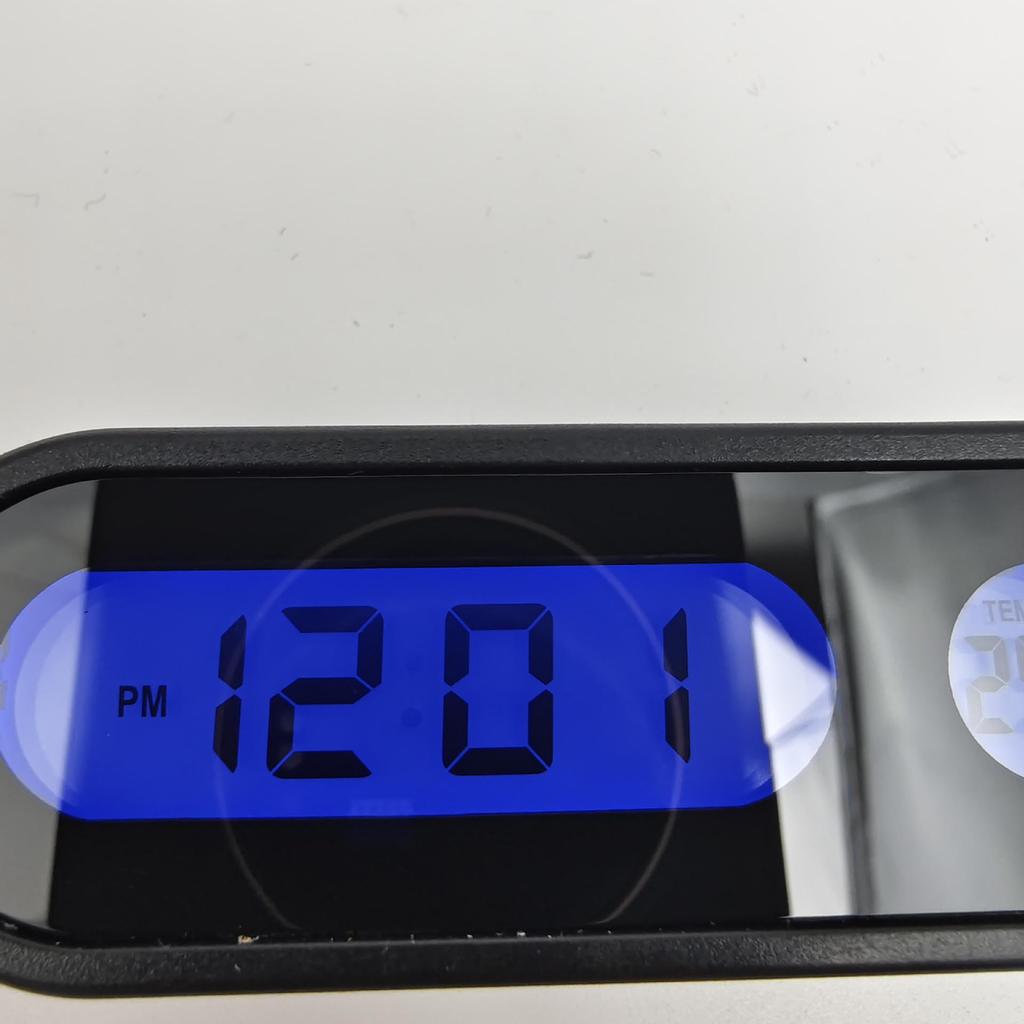 Auto Lüftungsschlitz Leuchtende Uhr & Thermometer