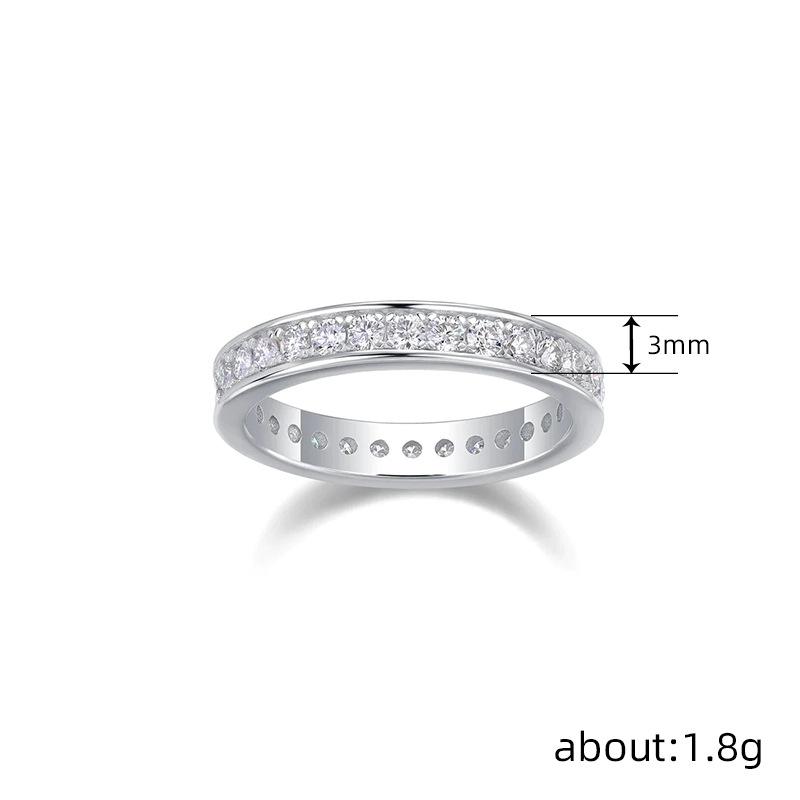 Women With Diamond Rings, Daily Matching With Shiny Jewelry, Fashionable And Elegant Versatile Ring