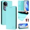 For Vivo V50 5G Leather Case RINACASIS RC01 Phone Cover with RFID Blocking Wallet Stand