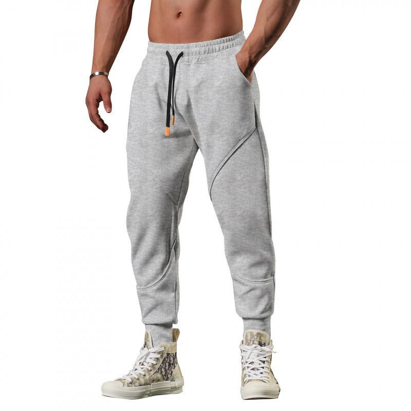 Sport Casual Pants Men With Stretch Fabric For Running And Gym Training