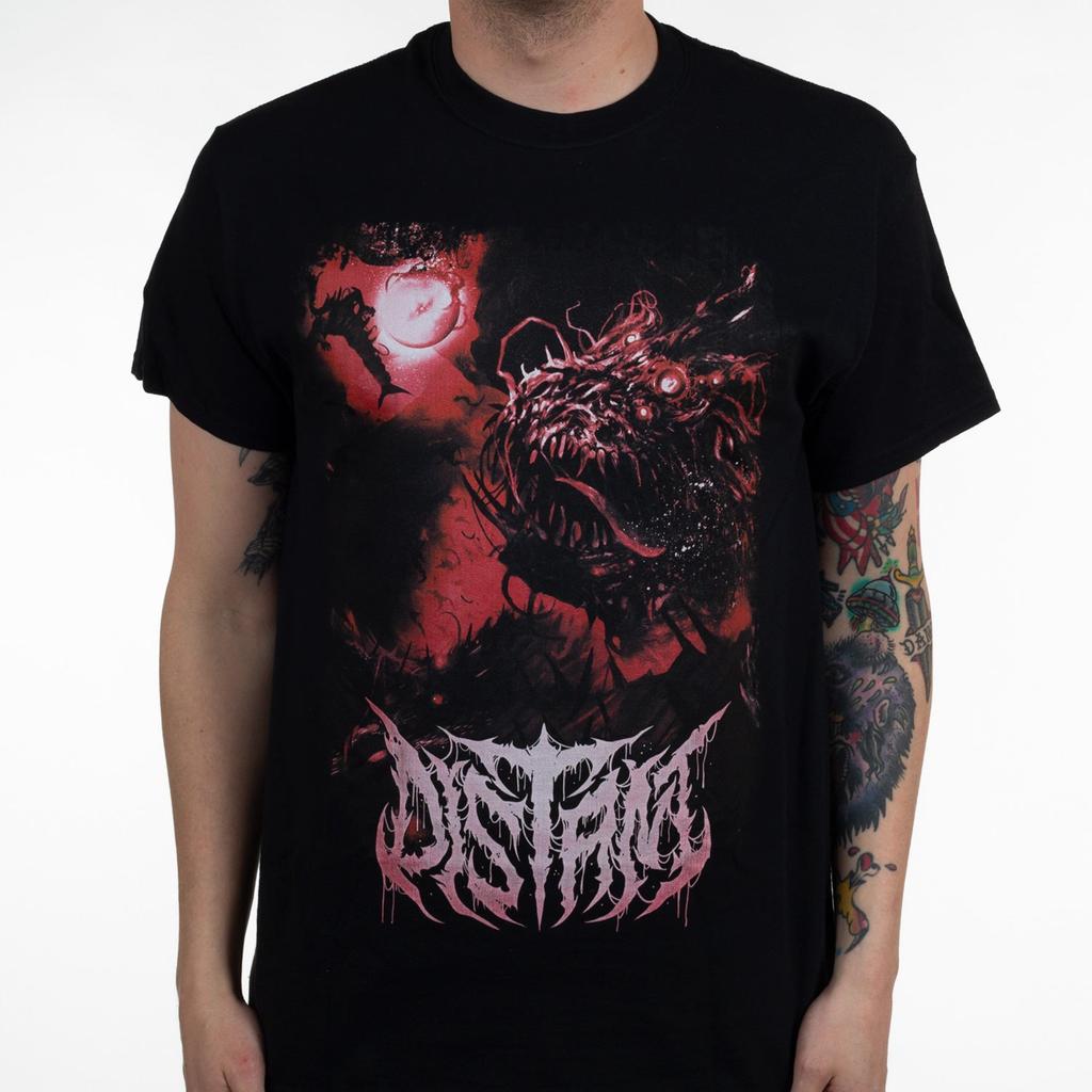 Distant Cursed Band TShirt  Cotton Graphic Tee Unisex Women Summer Streetwear Top