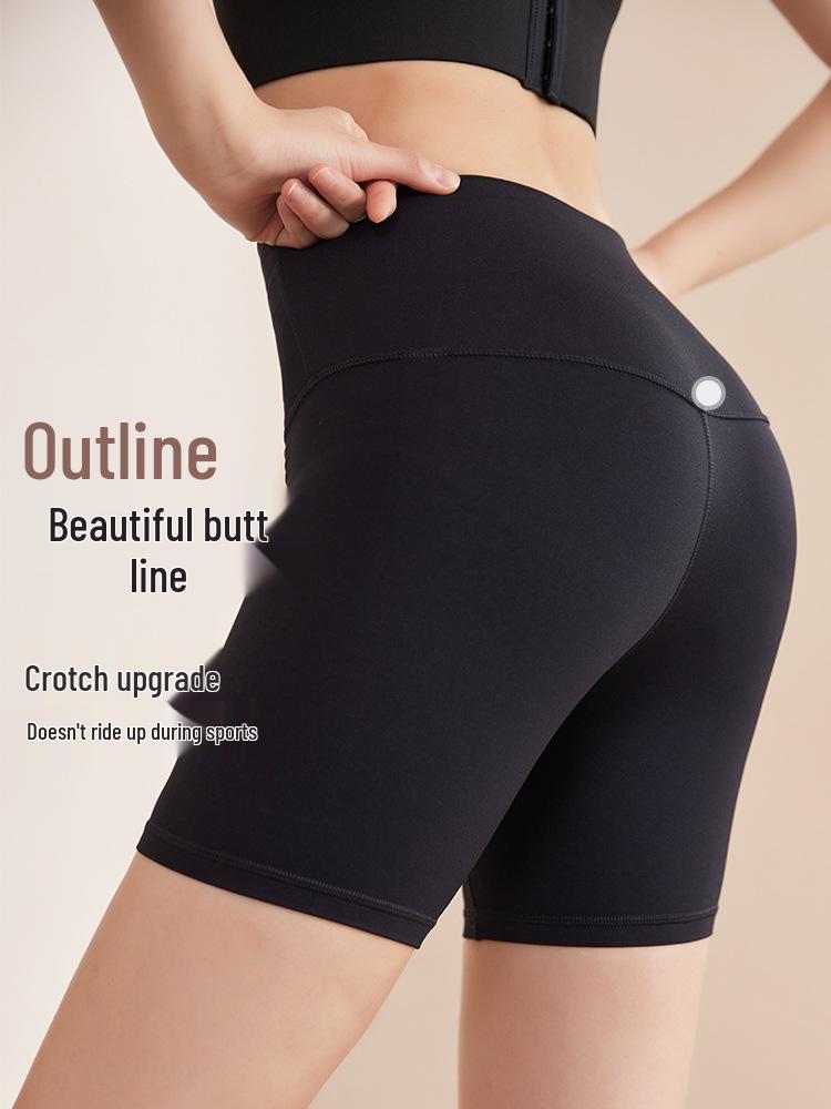Plus Size Women's High-Waisted Butt-Lifting Stretch Yoga Shorts Fitness Summer