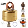 Lightweight Hiking Stove 1 Set Portable Camping with Stand Storage Bag Stainless Steel Heater Burner Mini Liquid Fuel Furnace for Outdoor