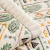 Modern Geometric Pattern Thickened Autumn Winter Snowflake Velour Sofa Cushion Plush Anti-Slip Seat Cover