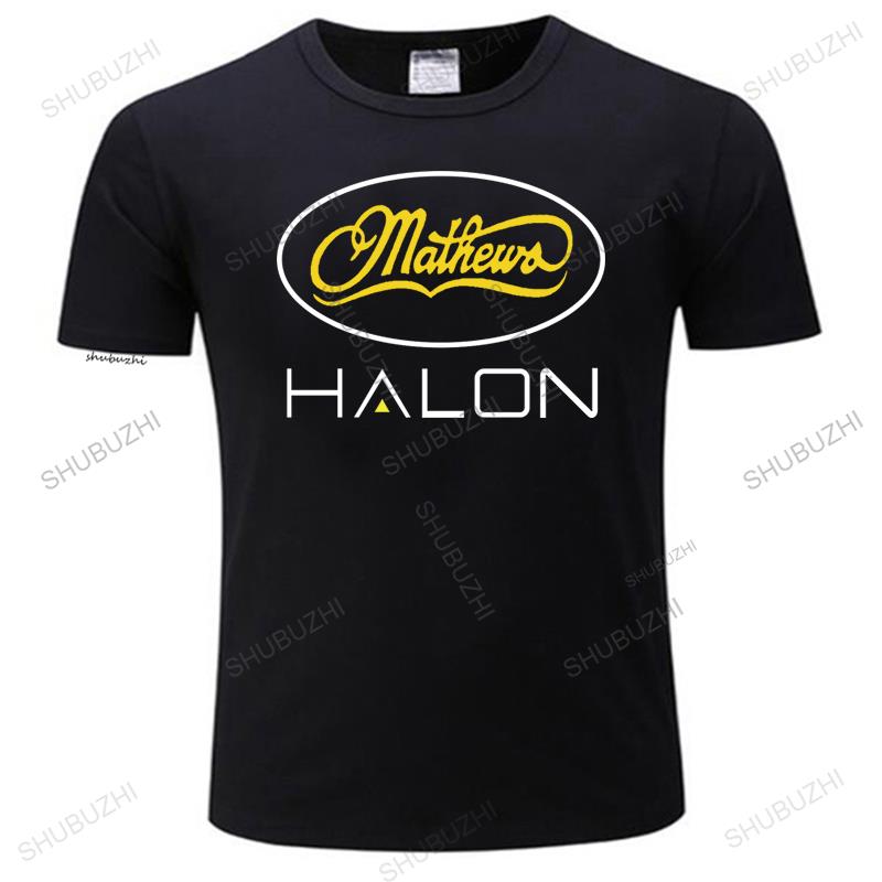 T Shirt Mathews Halon Bows Archery Shooting Black Mens Round Neck Short Sleeves Casual Tshirt Fashion Teeshirt Homme Tops