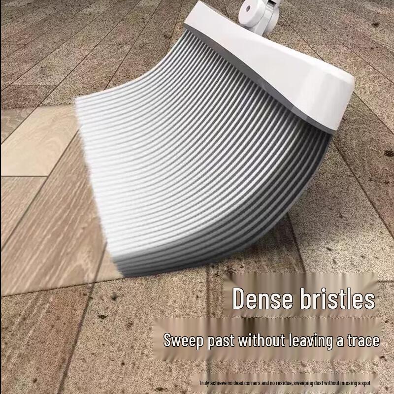 JINGRUIXIANG Hands-Free Flat Mop & Broom Dustpan Set