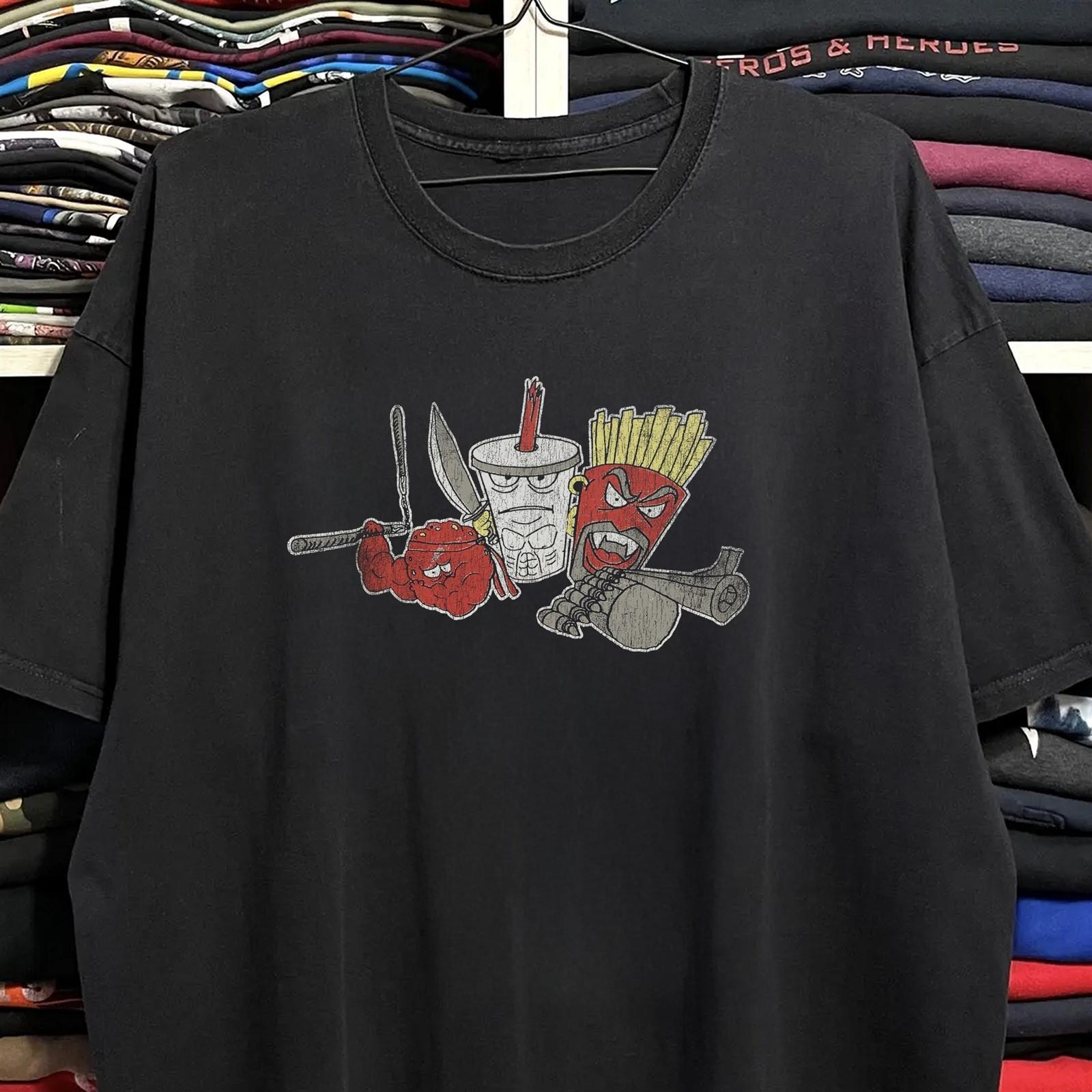 Промо-футболка Aqua Teen Hunger Force Черная XXL L