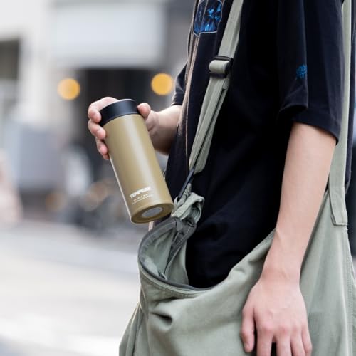 Atlas 500ml Stainless Steel Water Bottle, Super Hot/Cold Insulated Screw-Type Mug, Vacuum Insulated, Easy to Clean, Lightweight, Slim, Compatible with