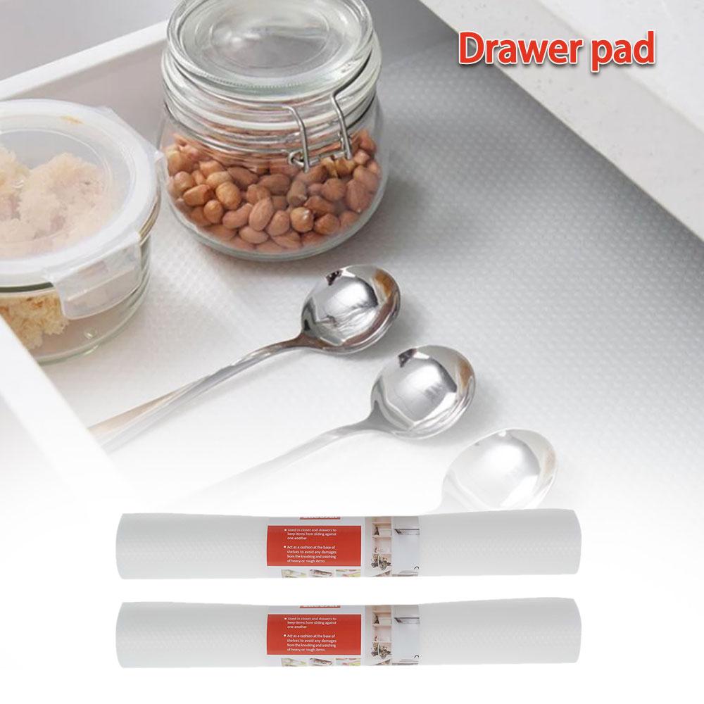 Shelf Liner Non-Slip Cupboard Cabinet Pad Transparent EVA Drawer Mat Fridge Roll Kitchen Bedroom Computer Desk Protection Mat